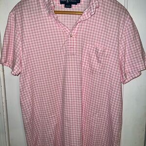 Polo by Ralph Lauren Pink Checkered Men's Shirt